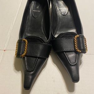 Miu miu black kitten heels